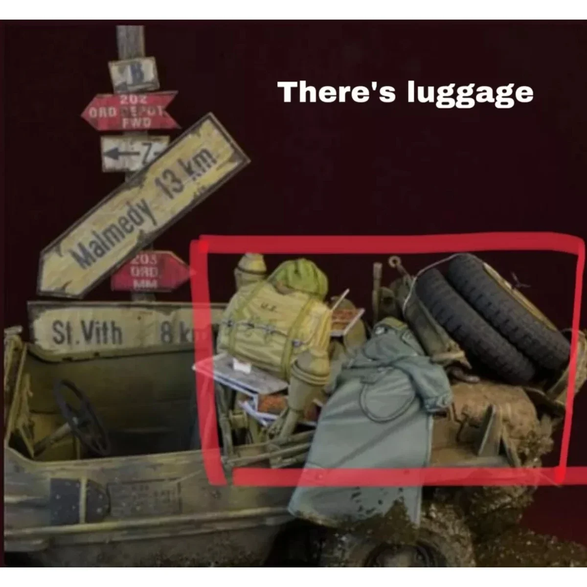 1/35 Resin figure unpainted model kit, German soldier (4 people with luggage, no car) unassembled and unpainted GK,