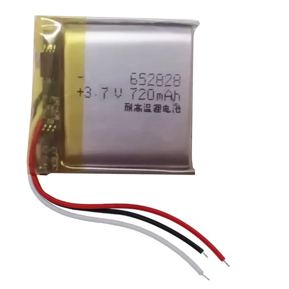 1-10pcs 652828 632933 663030 673030 3.7V 720mAh Li-polymer Rechargeable Battery For Mitu Children's Smart Watch Reading Pen Toys