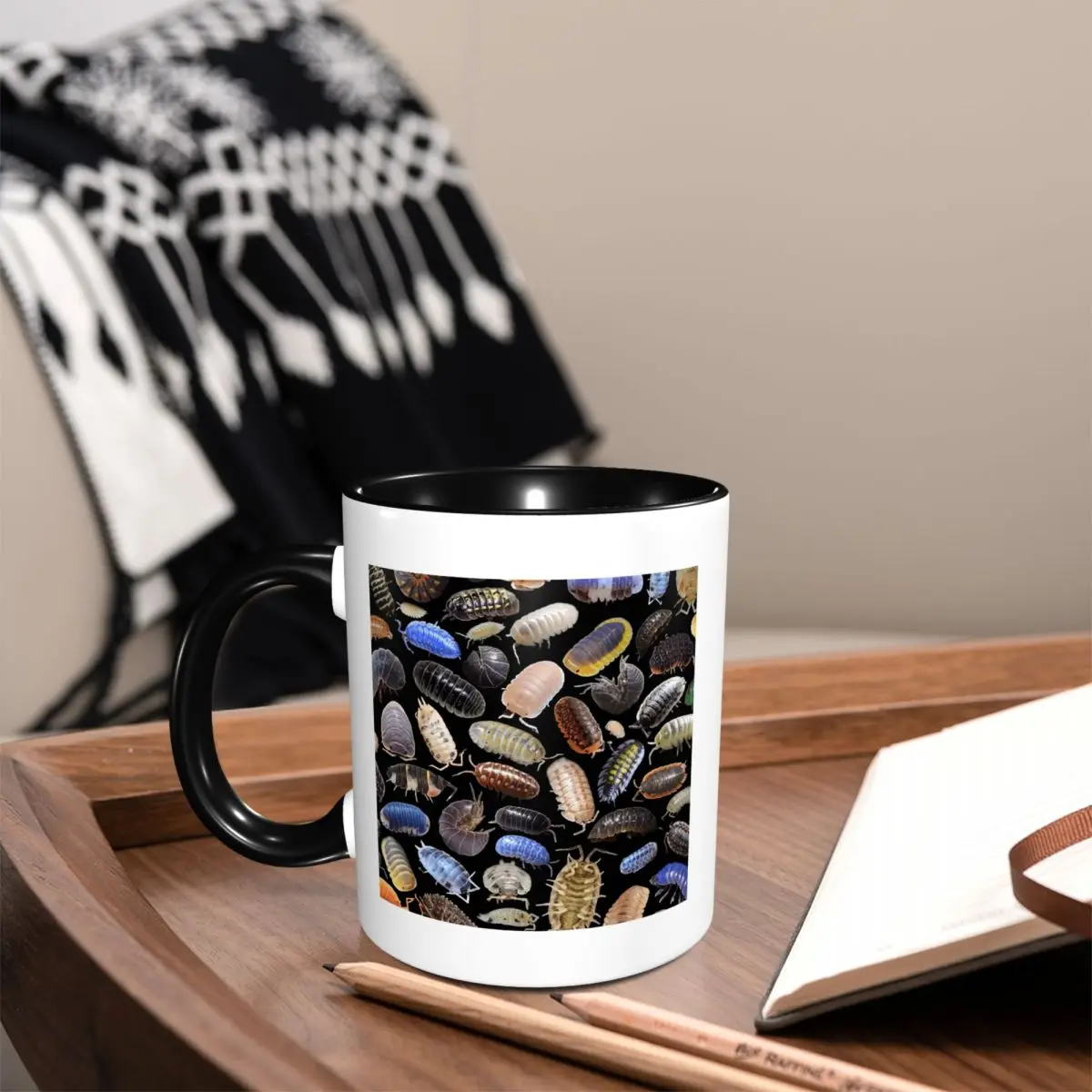 Isopods Insect Animal Mug Funny Ceramic Coffee Cups Tea Mugs Milk Cup Drinkware Gift for Woman Man