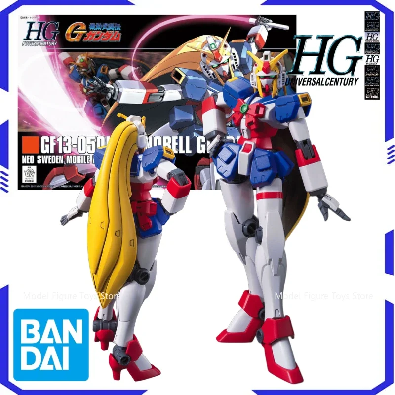 

Bandai Genuíno 1/144 HG-GF-13-050NSW Nobel Gundam Модель Анимационный комплект Сборка Анимационная модель Экшн-игрушка Коллекция Модель Подарок