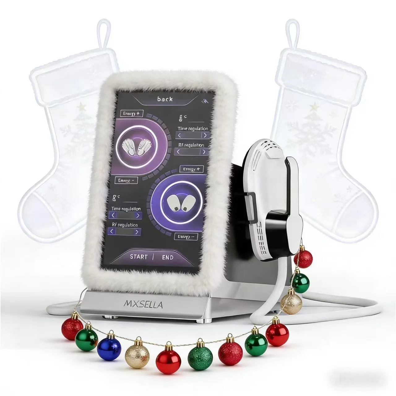 SLyric New upgrade 6500W Nova Machine Pelvic Pad Muscle Stimulation Body Sculpt For Slmming Salon
