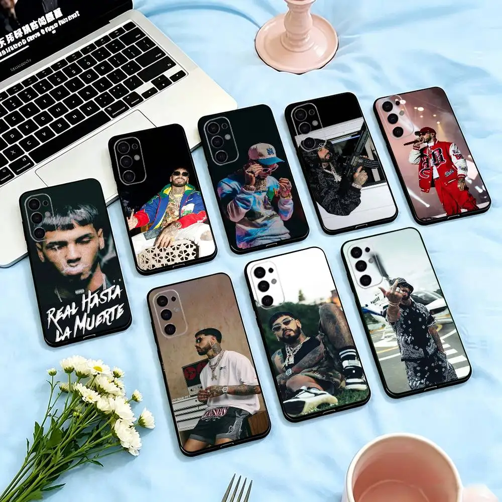 A-AnuelReal  Phone Case For Samsung S26,S25,S24,S23,S22,S21,S30,Ultra,Plus,Fe,Lite,Note,10,Black Cover