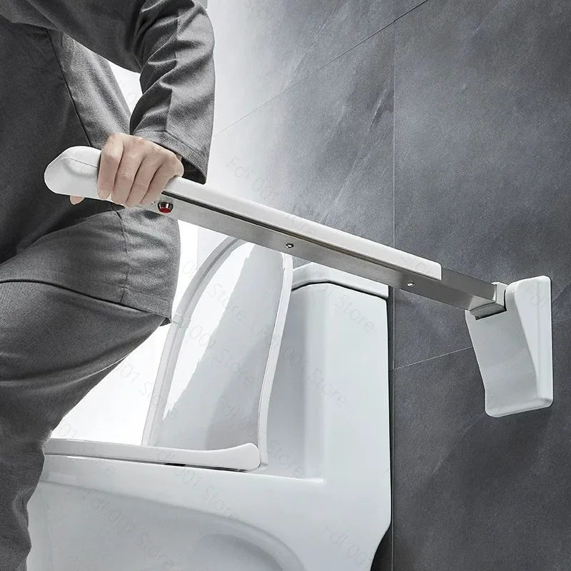Foldable Toilet Grab Bar Non-Slip Safety Handrail for Elderly Pregnant Bathroom Accessible Assist Rail