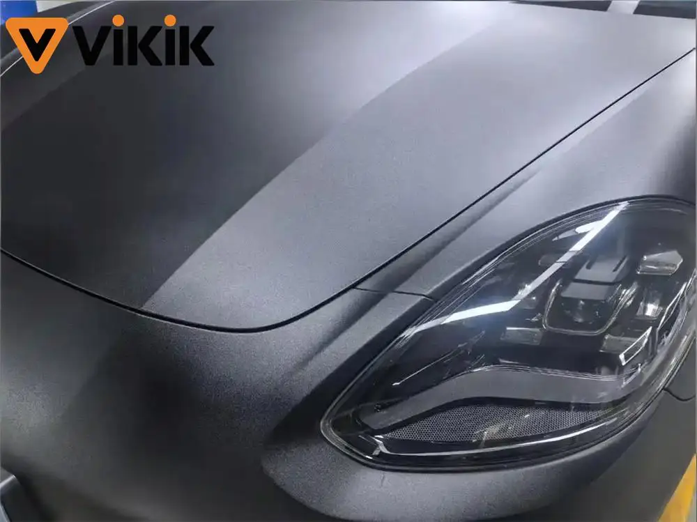 Car Adhesive Vinyl Matte Black Frosted Vinyl Film Waterproof Auto DIY Protection Sticker Exterior Car Accessories