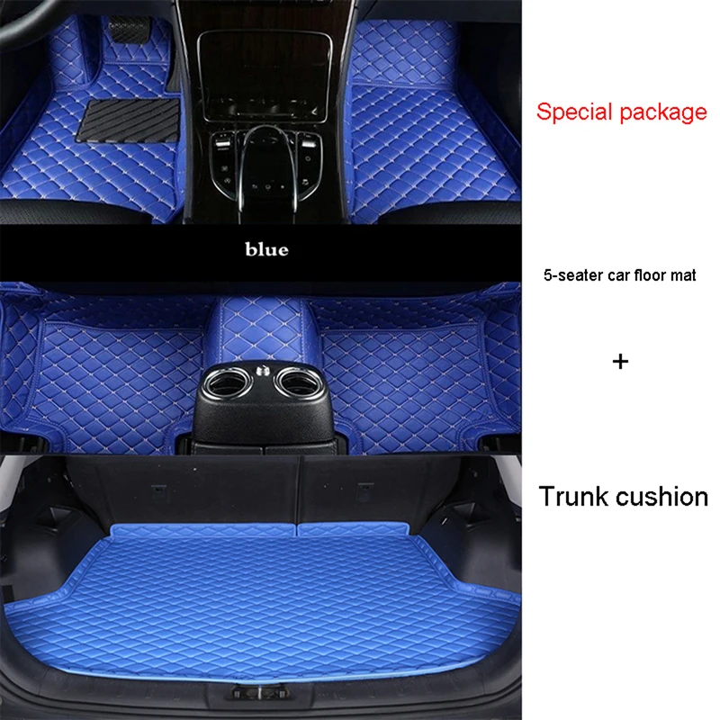 WZBWZX Custom Car Floor Mat Trunk Mats 100％ For Rolls-Royce Ghost Phantom Auto Styling Car Accessories Auto Accessories