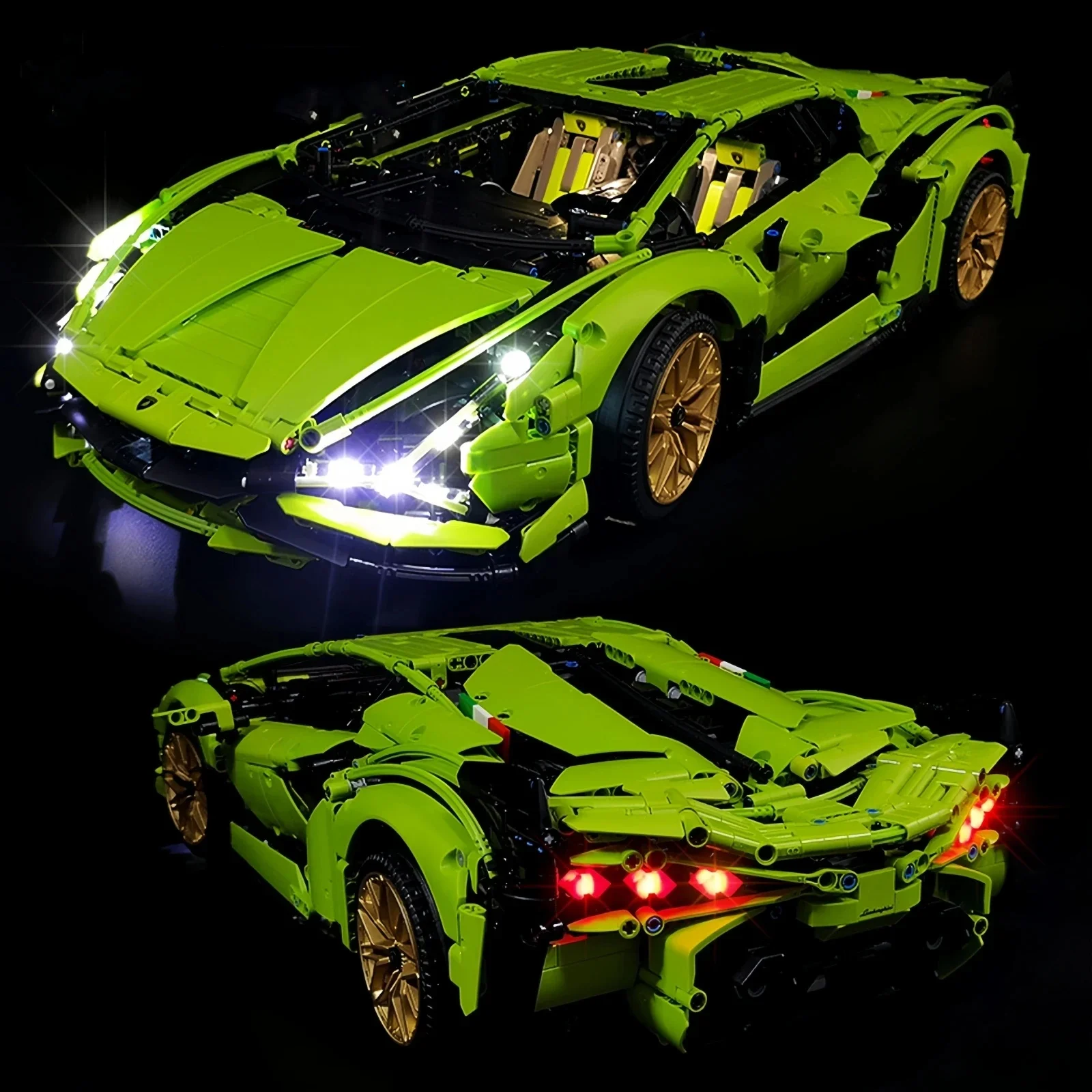 

(Blocks not included) 5V LED Lighting For 42115 Technical Car Model Light Up your Building Blocks