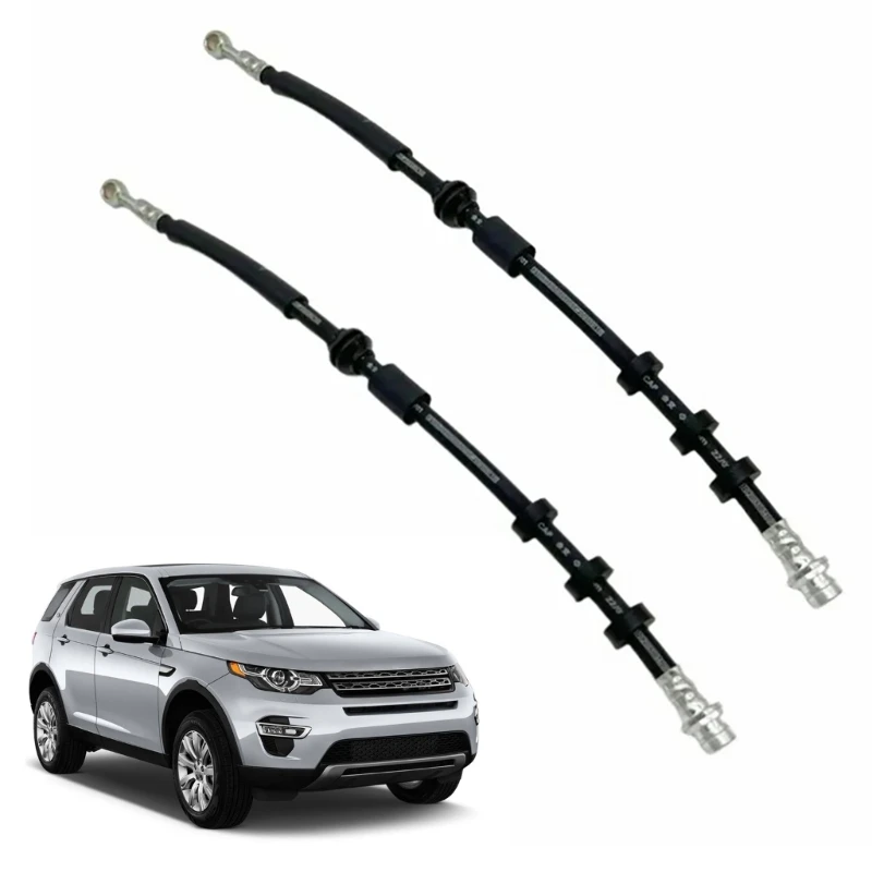 

1 Pair LR095287 LR135811 Front Brake Hose Replacement LR075356 for Discovery Sport L550 Evoque Auto Rubber Brake Hose D7YA