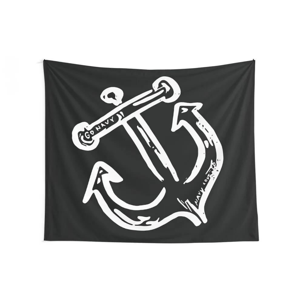 Navy Beat Army White and Black Rugged Anchor Apparel, T-shirt, Sticker, Coffee Mugs, Shirt, Decor, and Products by Navy Tapestry