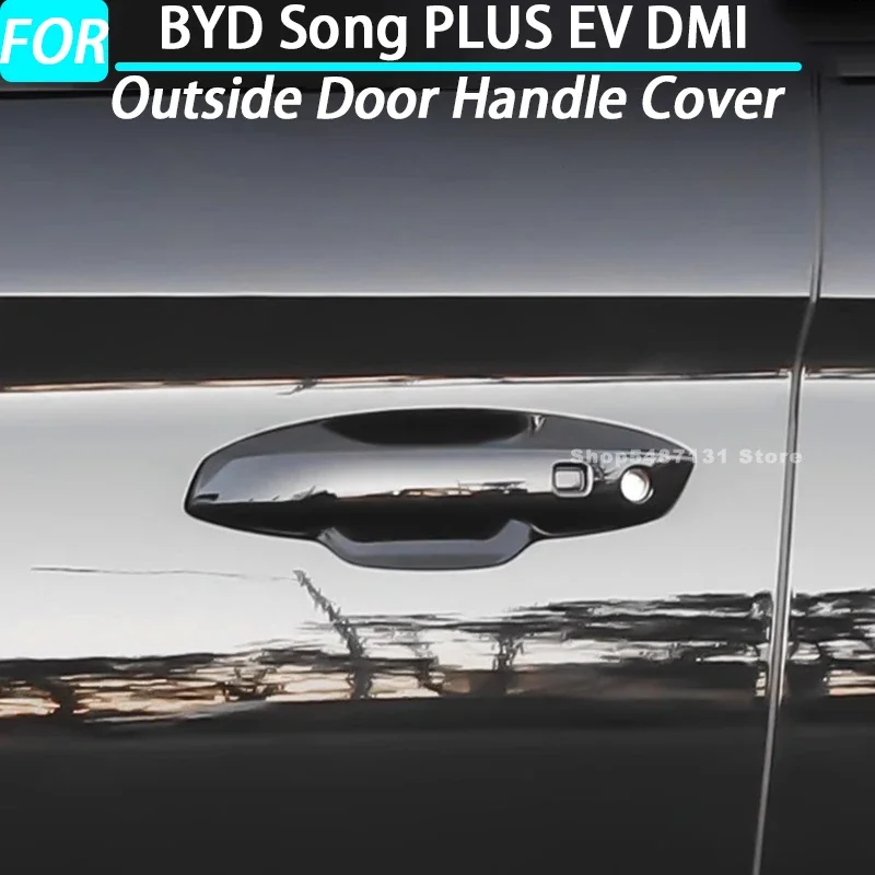 

Накладка на внешнюю дверную ручку, защитная наклейка для BYD Song PLUS EV DMI, внешние аксессуары 2021 2022 2023 2024 2025