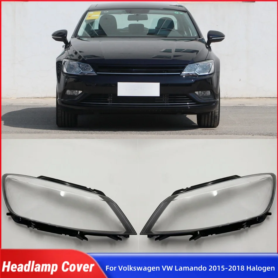 

Для Volkswagen VW Lamando 2015 2016 2017 2018, галогенные автомобильные детали и аксессуары, пылезащитный чехол для фар, стеклянная крышка