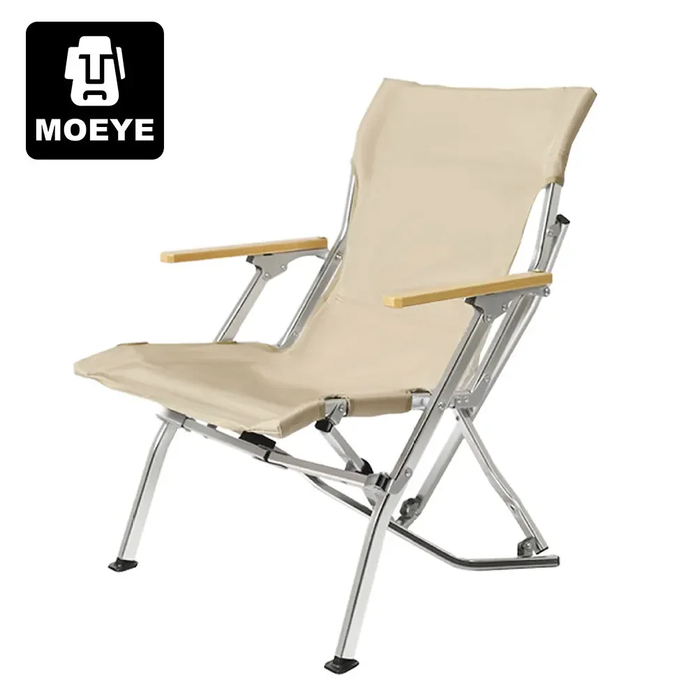 MOEYE Outdoor Folding Camping Chair Portable Fishing Chair Self Driving Travel Chair