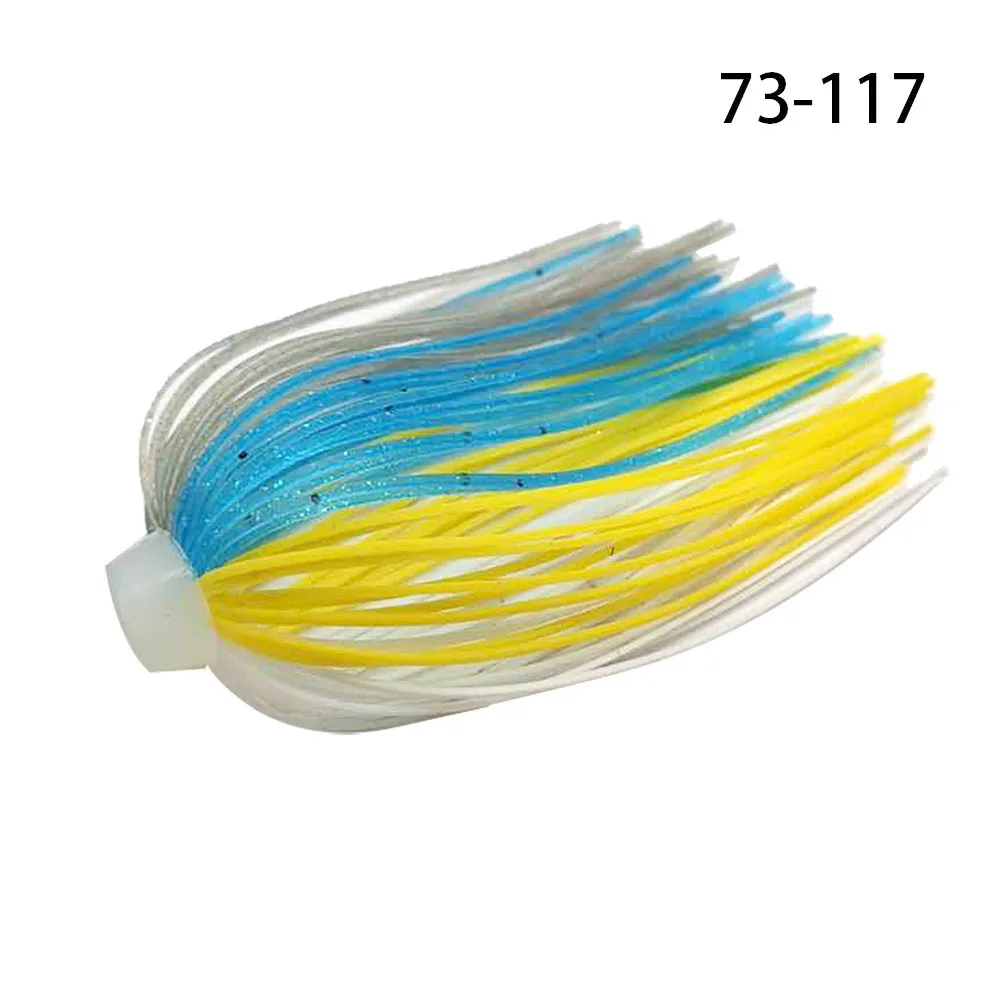 5 Stück/Lot 88 Stränge 64mm Silikonröcke Elastische Löcher Schirmröcke Angelzubehör Buzzbaits Spinner Buzz Bait – Detail 6