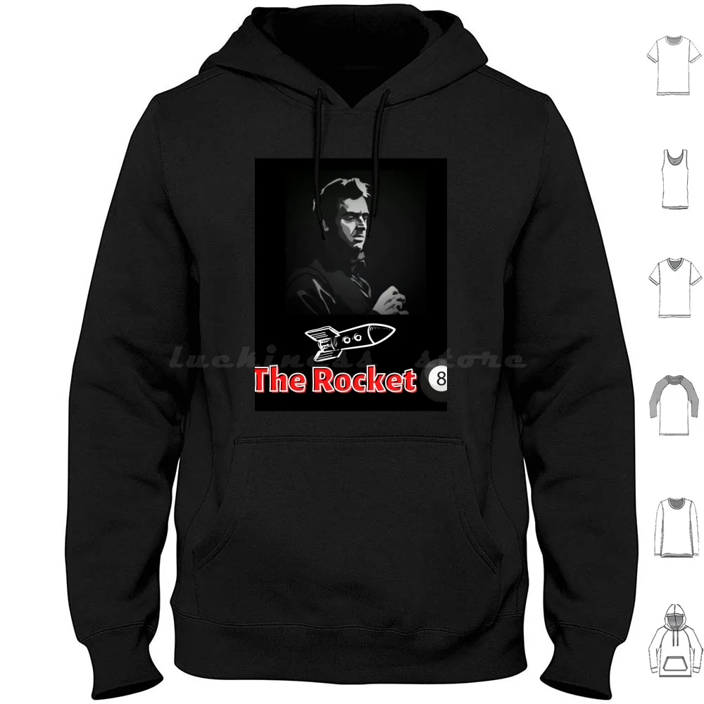 The Rocket Ronnie O'Sullivan Snooker Hoodie cotton Long Sleeve The Rocket Ronnie Osullivan Snooker Pool Cue Ronnie