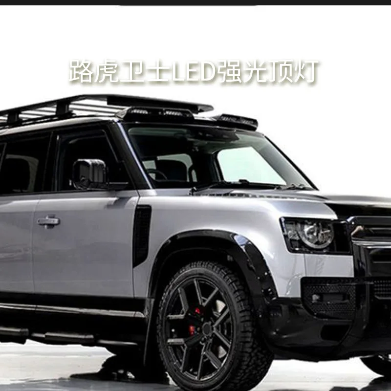 

SAAR Совместим с Land Rover Defender 2020-2022 Светодиодный светильник на крыше из углеродного волокна 90/110 Внедорожный осветленный прожектор на крышу S