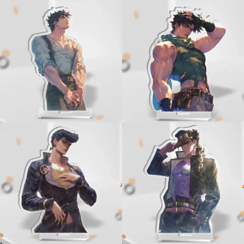 

15Cm Acrylic Standing Sign for Steel Ball Run Jonathan Joestar Joseph Joestar Josuke Higashikata Anime Desktop Decoration