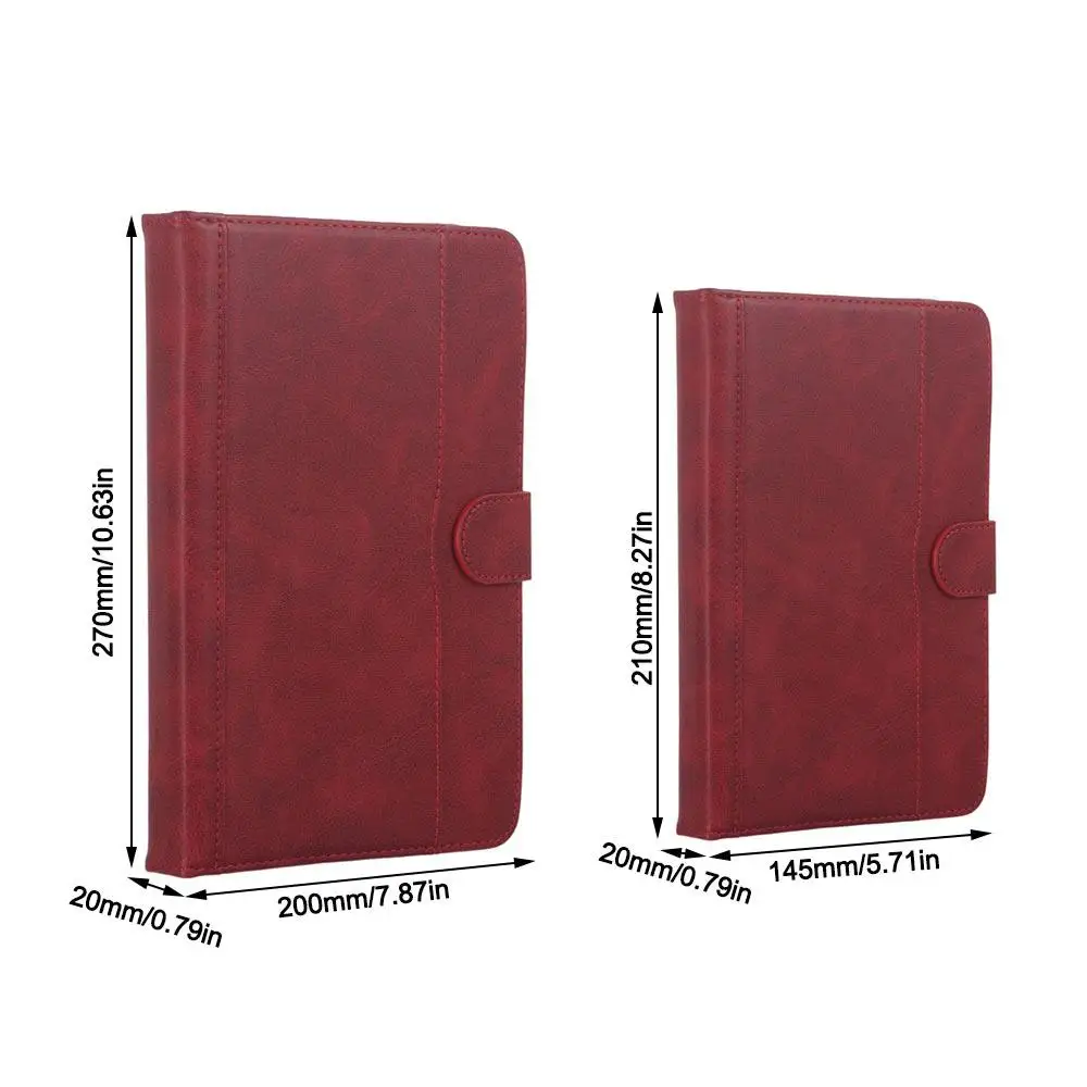 7/8/9/10 inch Universal Tablet Case Shockproof Multi-Angle Viewing Tablet Stand Cover PU Leather for Samsung/Huawei/Lenovo