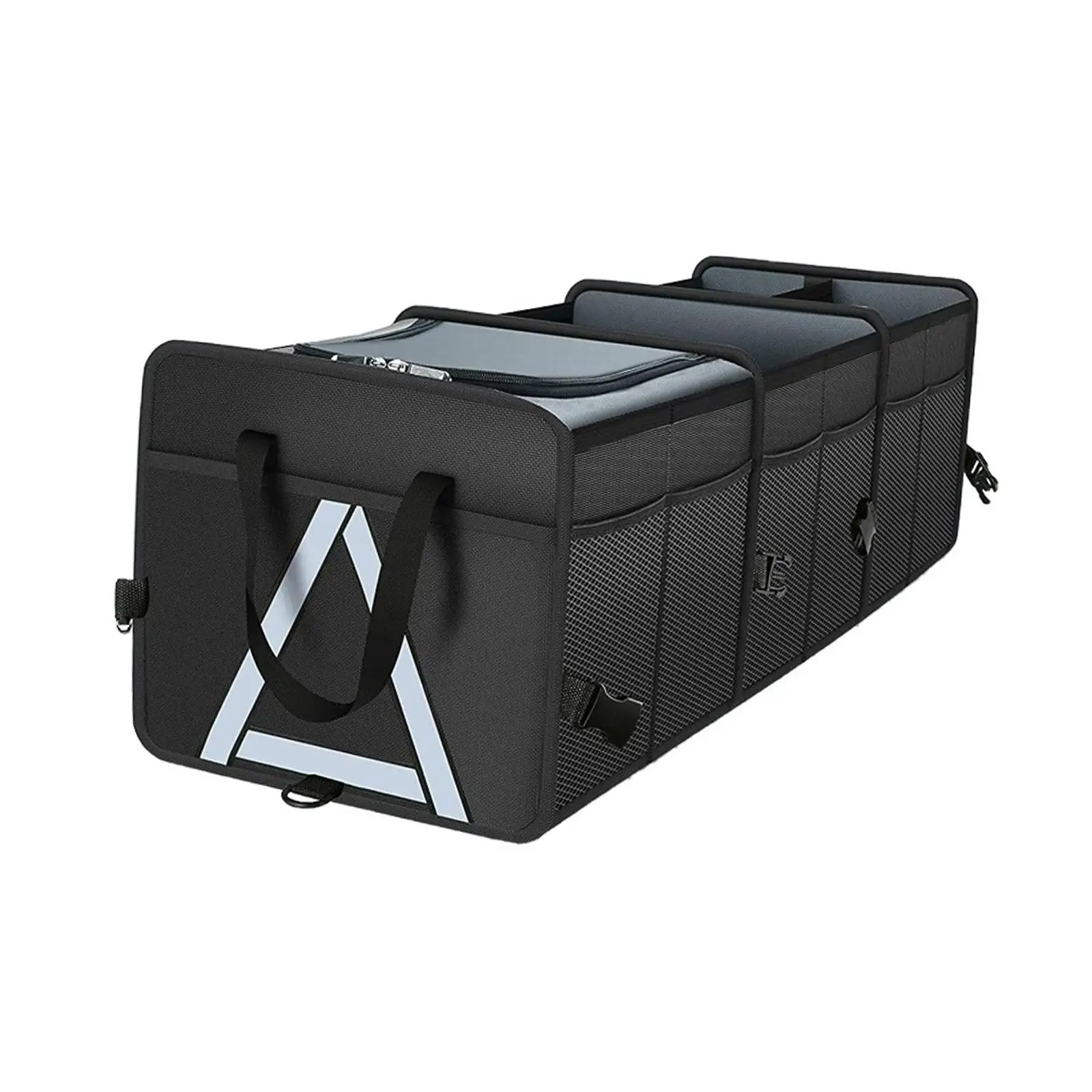 Car Trunk Storage Box with Cooler Bag Foldable Carry Handle Waterproof Large