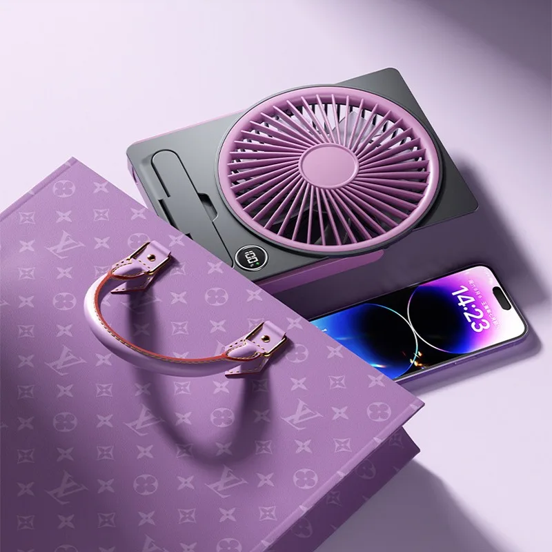 2025 พัดลมบางเฉียบ 1 ชิ้นสํานักงานเดสก์ท็อปขนาดเล็กพัดลมหมุนเวียนลมขนาดใหญ่ usb ชาร์จพัดลมขนาดเล็กขนาดเล็ก