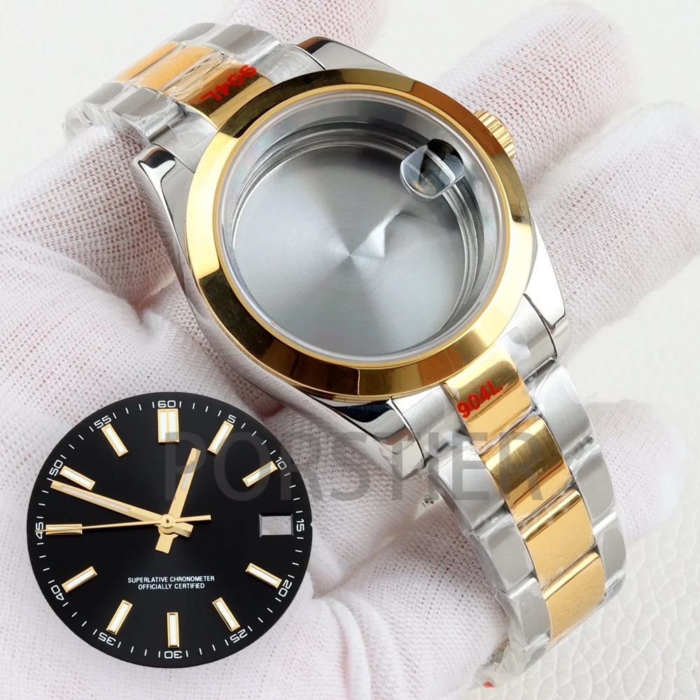 aiguilles-de-cadran-lumineuses-bleues-de-285mm-avec-boitier-de-montre-de-39mm-et-36mm-bracelet-en-acier-inoxydable-pour-montres-datejust-a-mouvement-nh35-nh36
