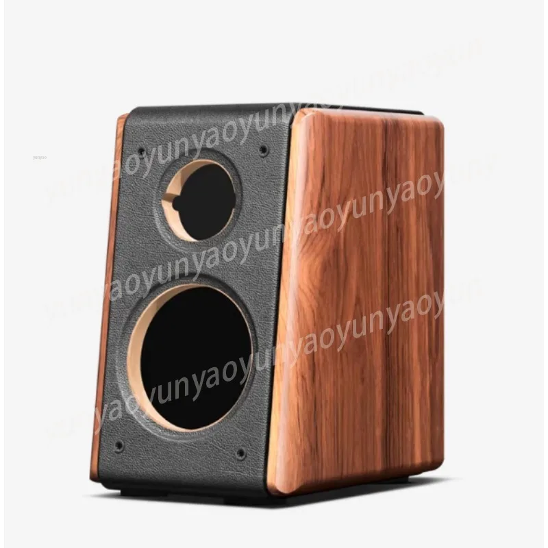 Two Way Frequency Empty Bookshelf Speaker Cabinet Thickened Simple Assembly Home Audio DIY Shell