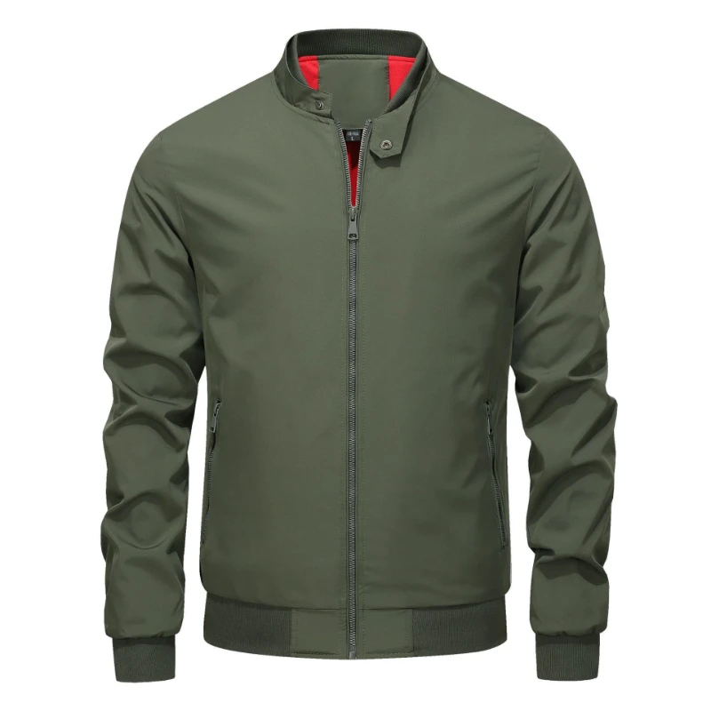 2026 Spring/Autumn Men's Jacket Thin Casual Baseball Collar