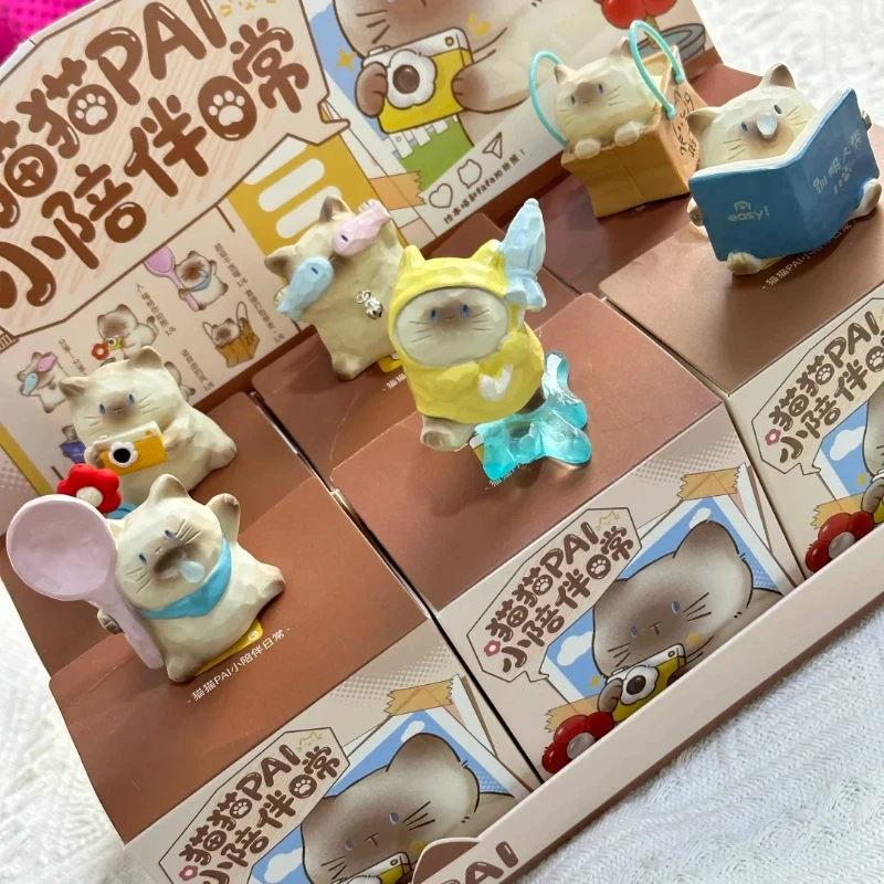 

Catty Pai'S Daily Companion - Emotional Blending Box - Officially Licensed Cute Gift For Girls - Cat-Inspired Desktop Decor Item