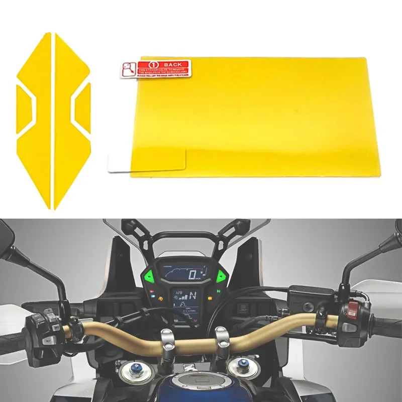 For Honda CRF1000L Africa Twin Adventure Sports 2018 2019 Motorcycle Scratch PVC Protection Film Dashboard Screen Instrument