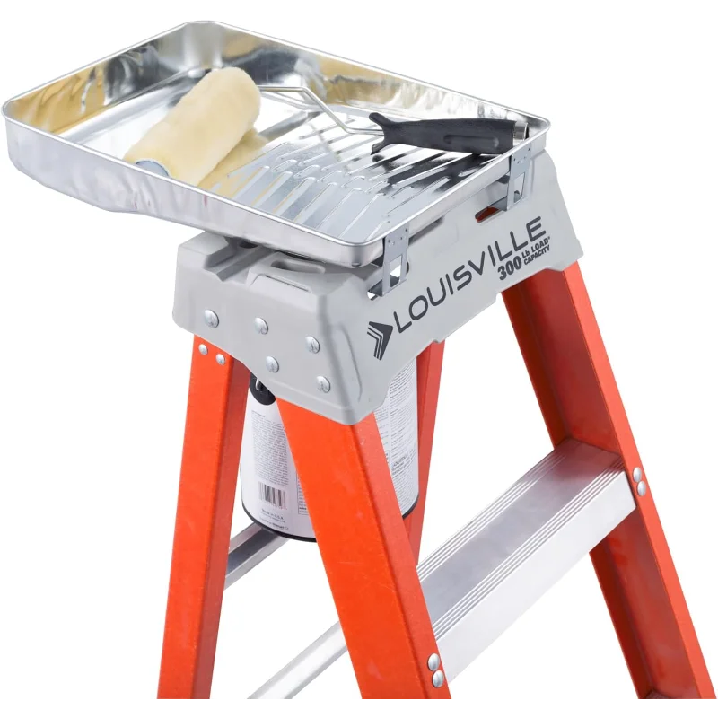 Louisville Ladder 6-Foot Fiberglass Step Ladder, 300-Pound Load Capacity, Type IA, FS1506