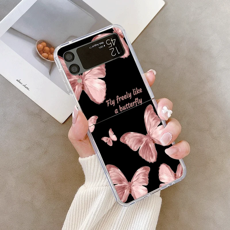 حافظة لهاتف سامسونج جالاكسي Z Flip 7 Flip6 5 4 3 5G قابلة للطي لهاتف Z Flip7 Flip 5 Shell