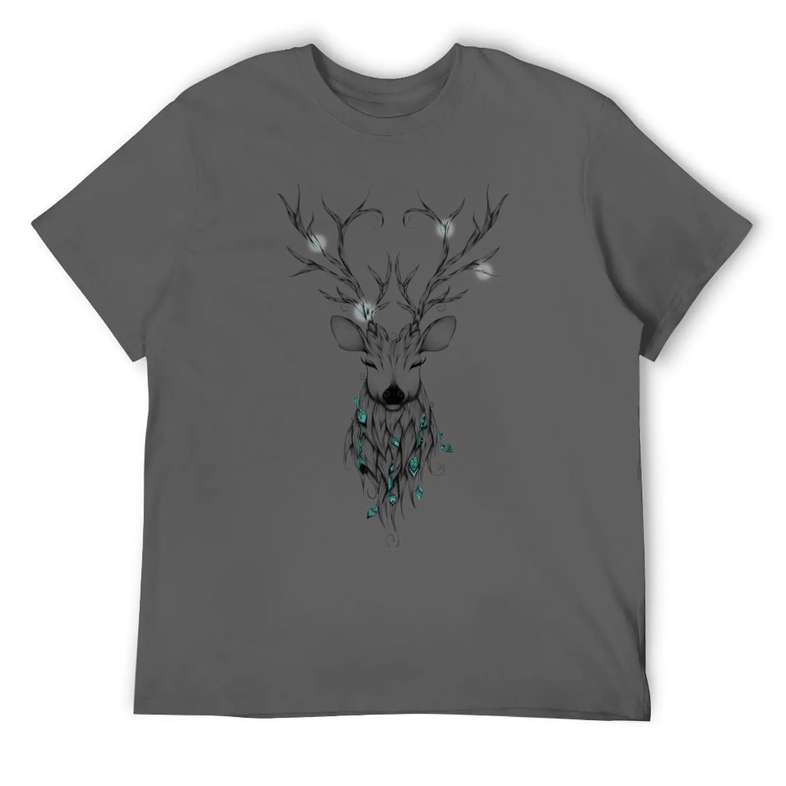 Poetic Deer T-Shirt sublime tees plus size men clothing