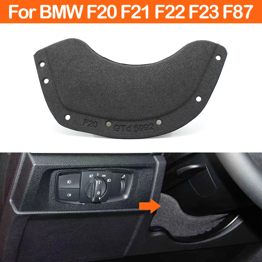 Car Front Dashboard Steering Wheel Lower Cover Sponge Backplate Replacement For BMW 1 2 Series F20 F21 F22 F23 F87 2011-2018