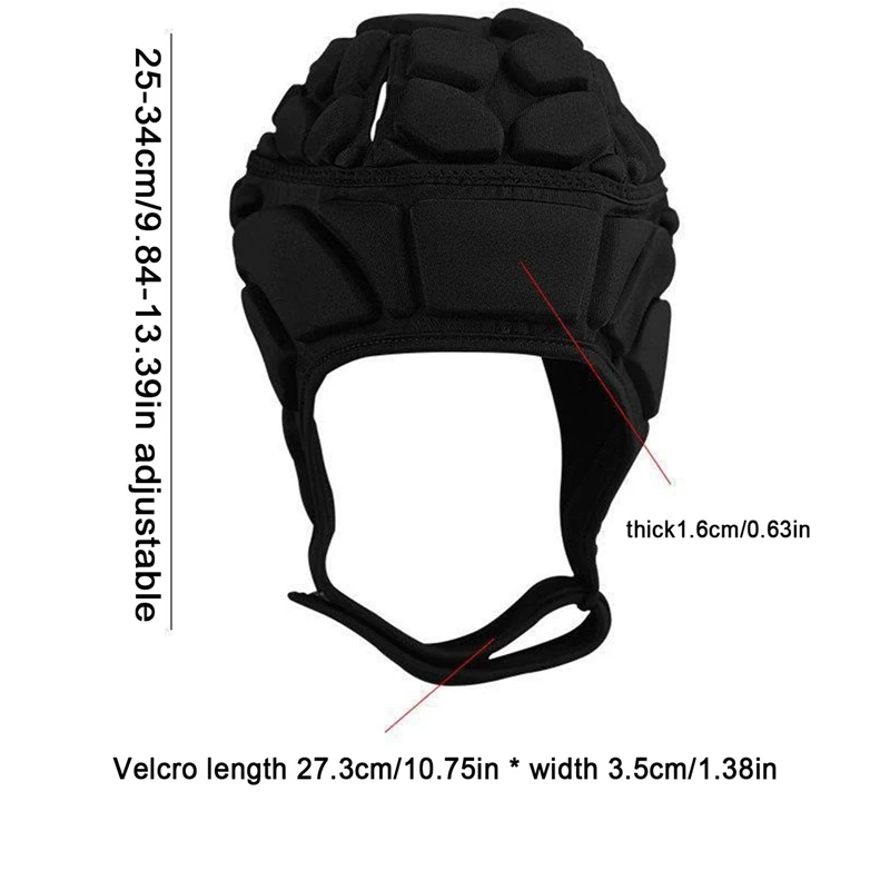 Soft Shell EVA Shockproof Headgear Football Soccer Goalkeeper Helmet Motorcycle Head Protection For Youth And Adult