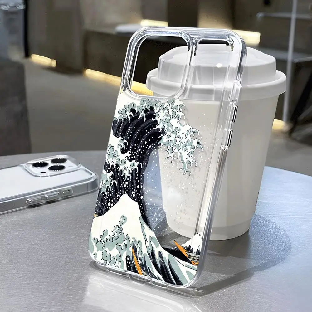 

spray transparent phone case,suitable for iPhone 16, 16Pro, 16Pro Max, 16Plus to 11, 12, 13, 14, 15 series