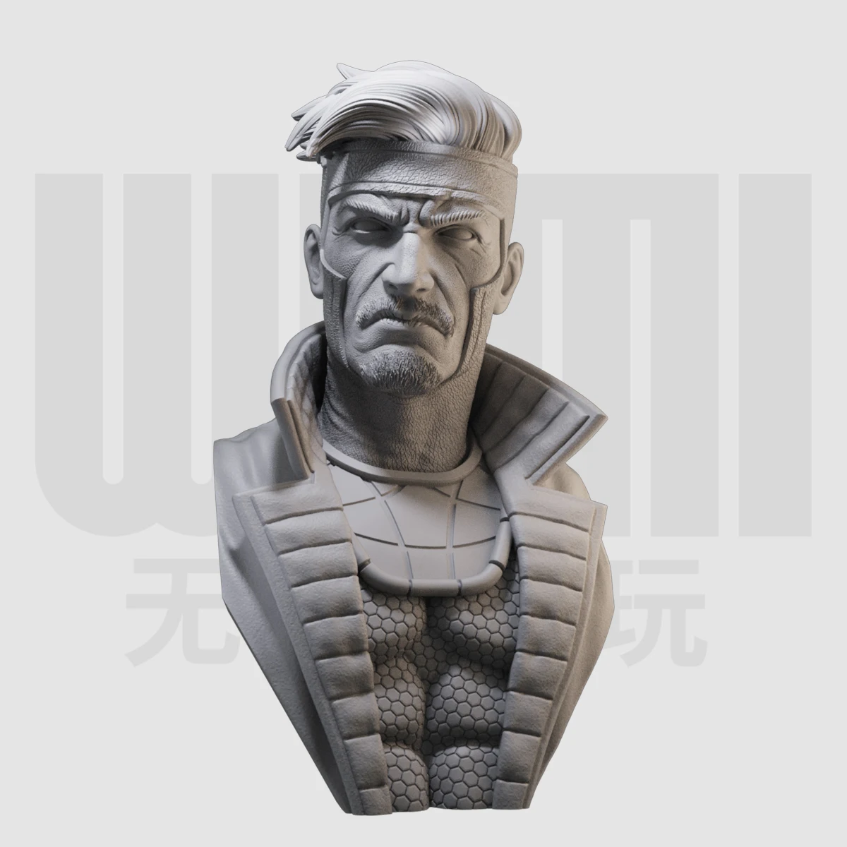 1/10 bust GK resin white mold handmade model