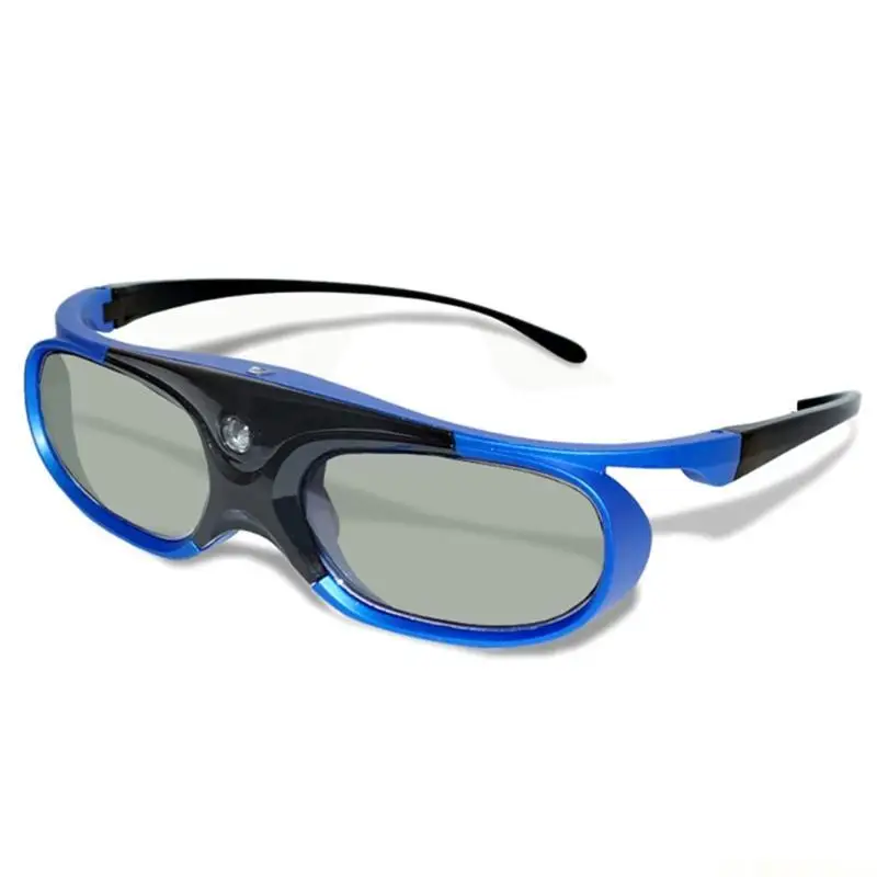 E56B 3D Glasses Active Shutter Rechargeable Eyewear for DLP-Link Optama for for BenQ for ViewSonic for Sharp Projectors
