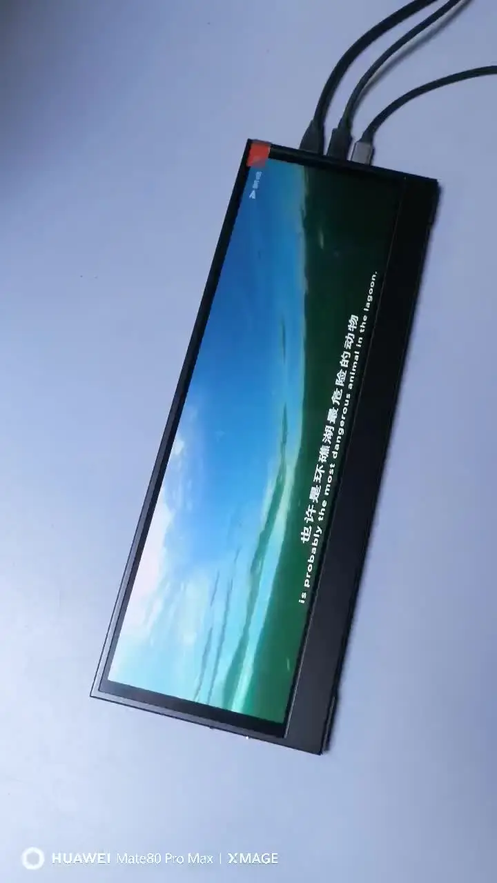 14 inch 4K Ultra Wide Bar Display 3840x1100 IPS Screen USB-C