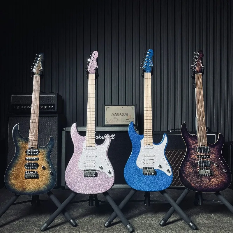 

The electric guitar GRASSROOTS Snapper-24 series is a beginner's introduction to single rock and cut singles