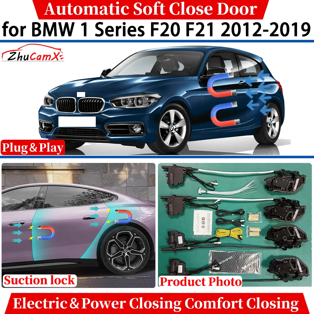 

for BMW 1 Series F20 F21 2012-2019 Vehicle Car Automatic Soft Close Door Electric Power Comfort Closing Suction lock System