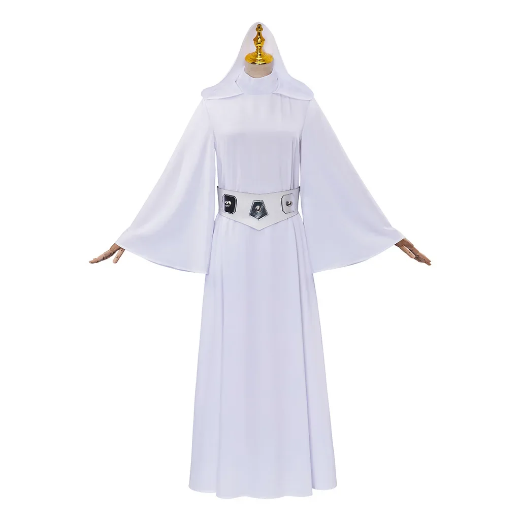 Cosplay Anime blanco fantasía vestido de princesa para mujeres niñas disfraz ropa carnaval fiesta traje disfraces de Halloween mujeres