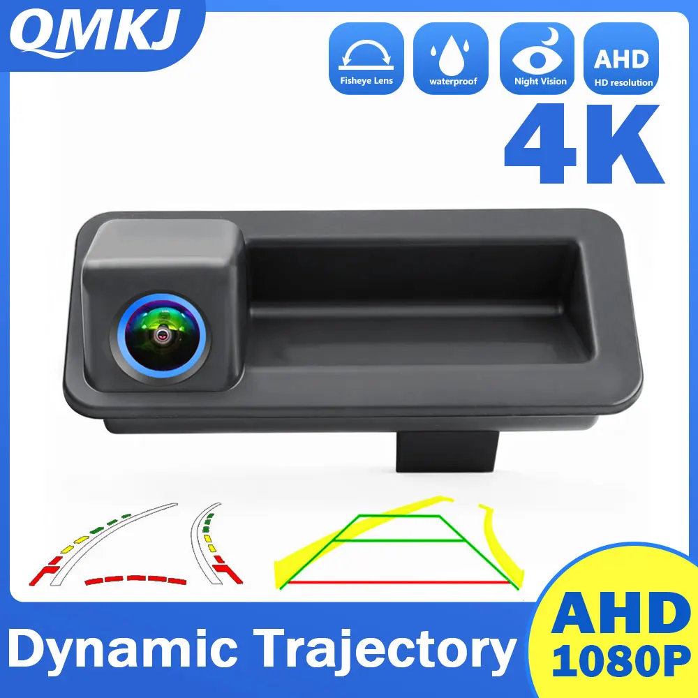 AHD Dynamic Trajectory Rear View Cam For Ford Focus 2 MK2 Mondeo MK4 S-Max C-Max Kuga MK1 Fiesta MK7 Rover Range Freelander