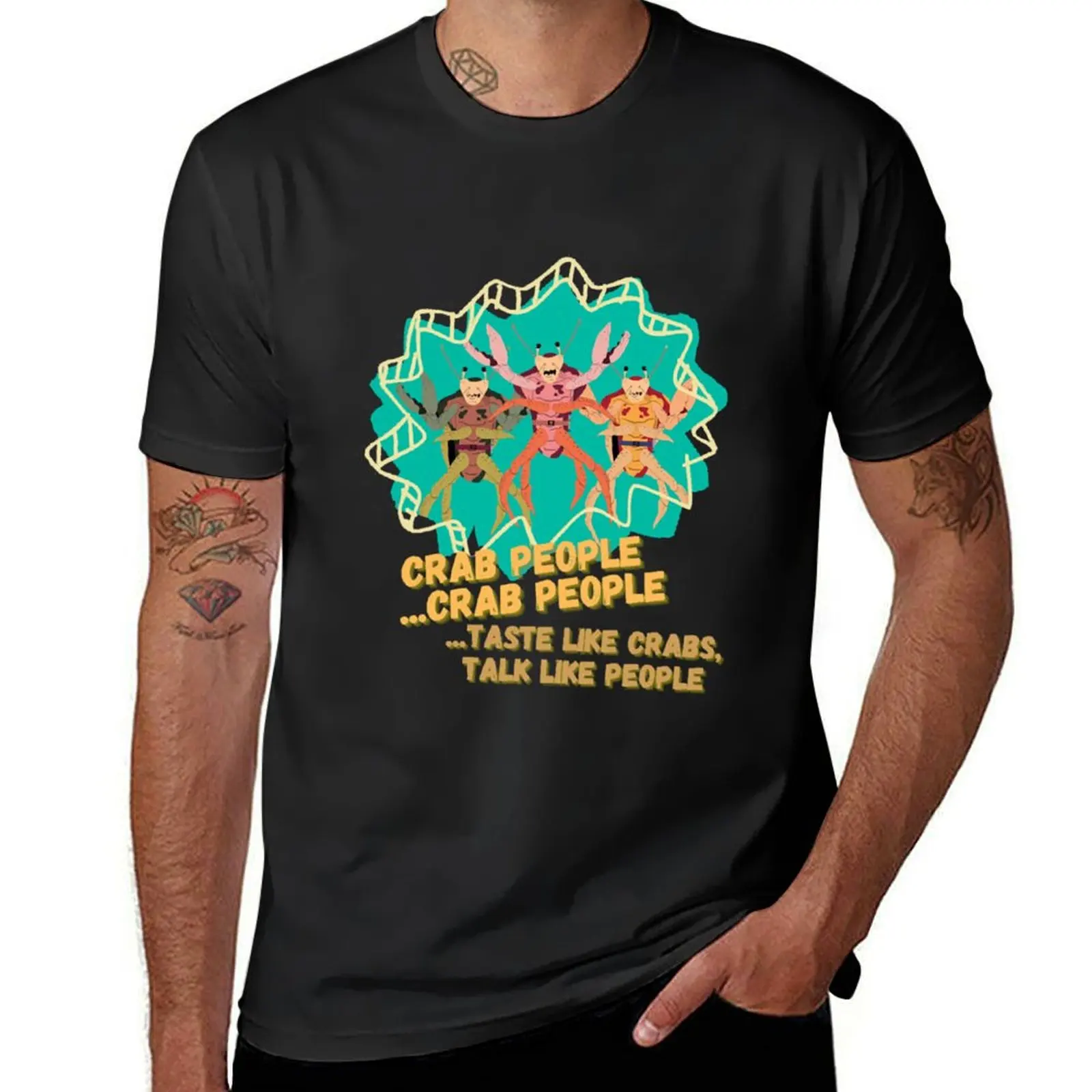 

Crab People T-Shirt for a boy Man t-shirt Clothing mens vintage t shirts