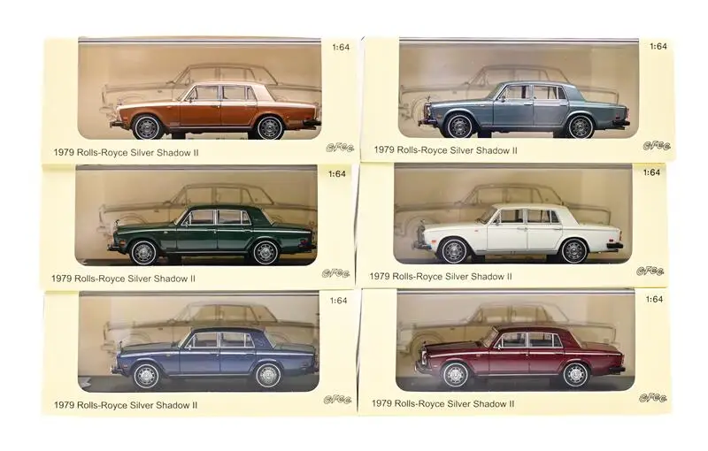 GFCC-Rolls-Royce Silver Shadow ll Limited, Modèle réduit de voiture moulé sous pression, 499, 1:64, 1979