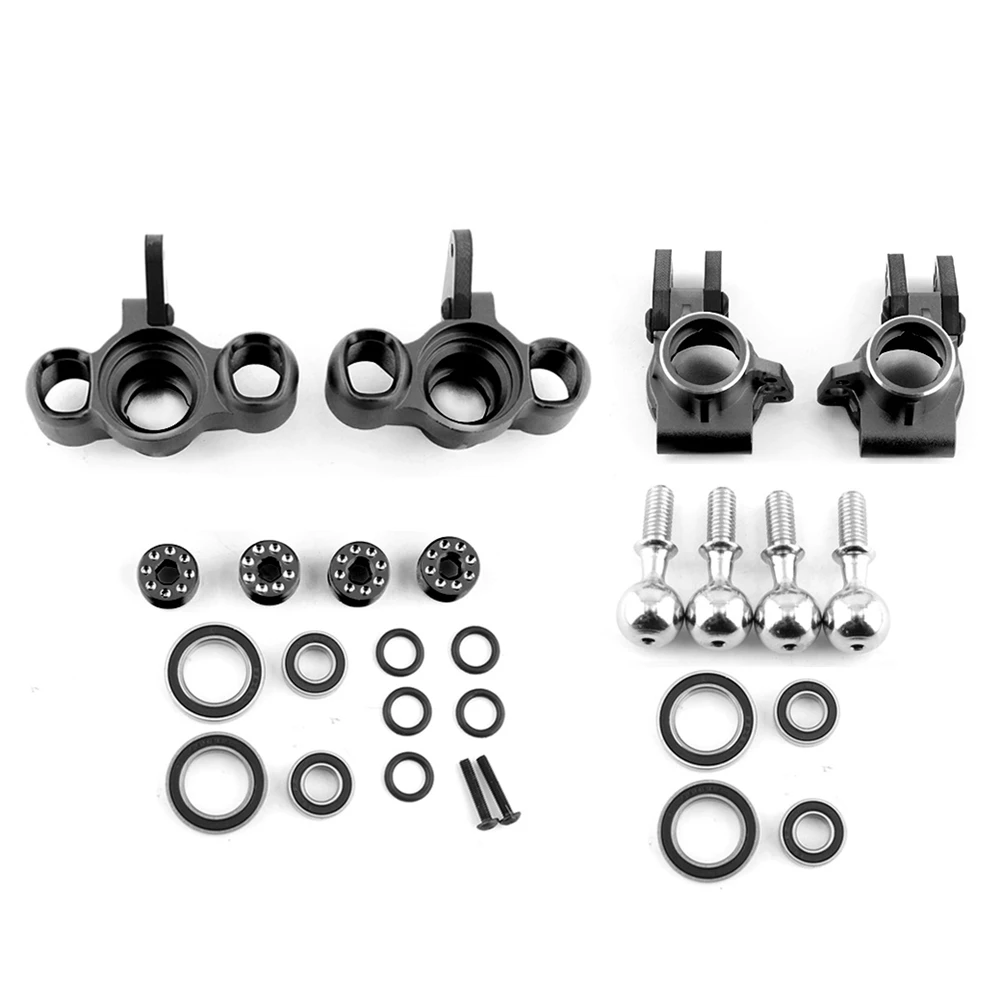 【STOCK】Metal Front Steering Knuckle Rear Hub Carrier for 1/8 KRATON Outcast 6S V5 RC Car Upgrades Parts Accessories,2