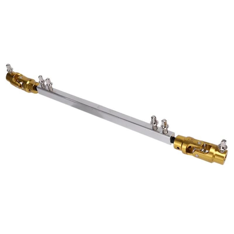 Double Kick Drum Pedal Drive Shaft Pedal Arm Linking Bar Drum Connecting Rod Silver+Gold