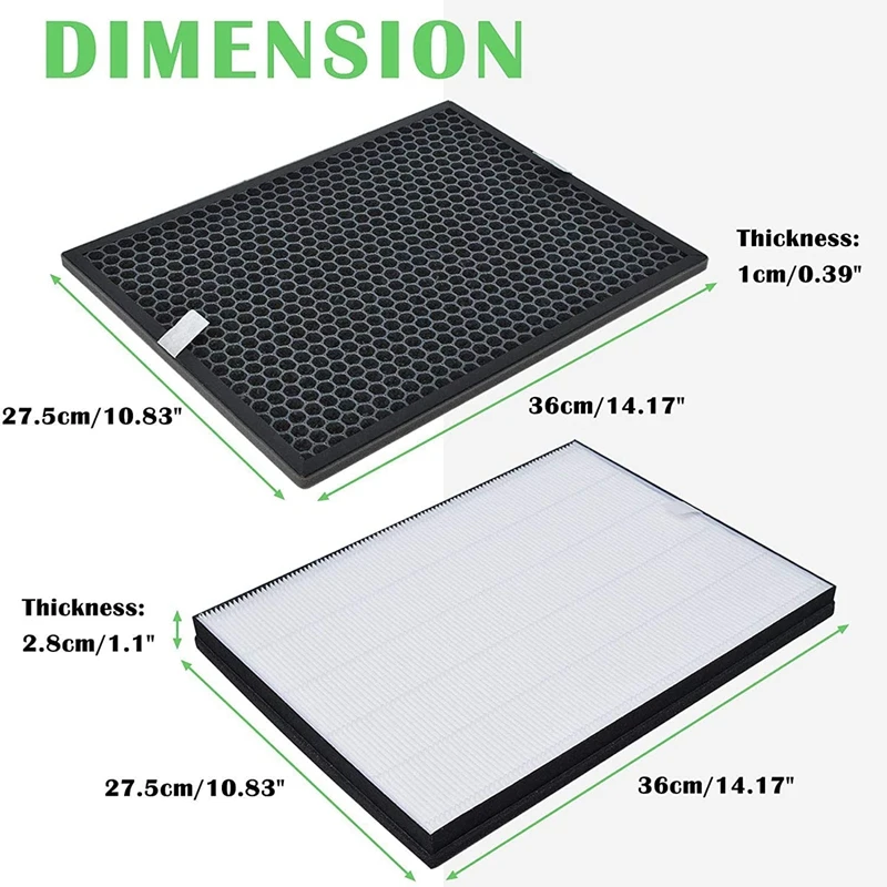 Top Verkauf FY1413/40 Aktive Carbon & FY1410/40 Hepa Ersatz Filter für Luftreiniger Serie, ersetzen AC1214/1215/1217 AC272