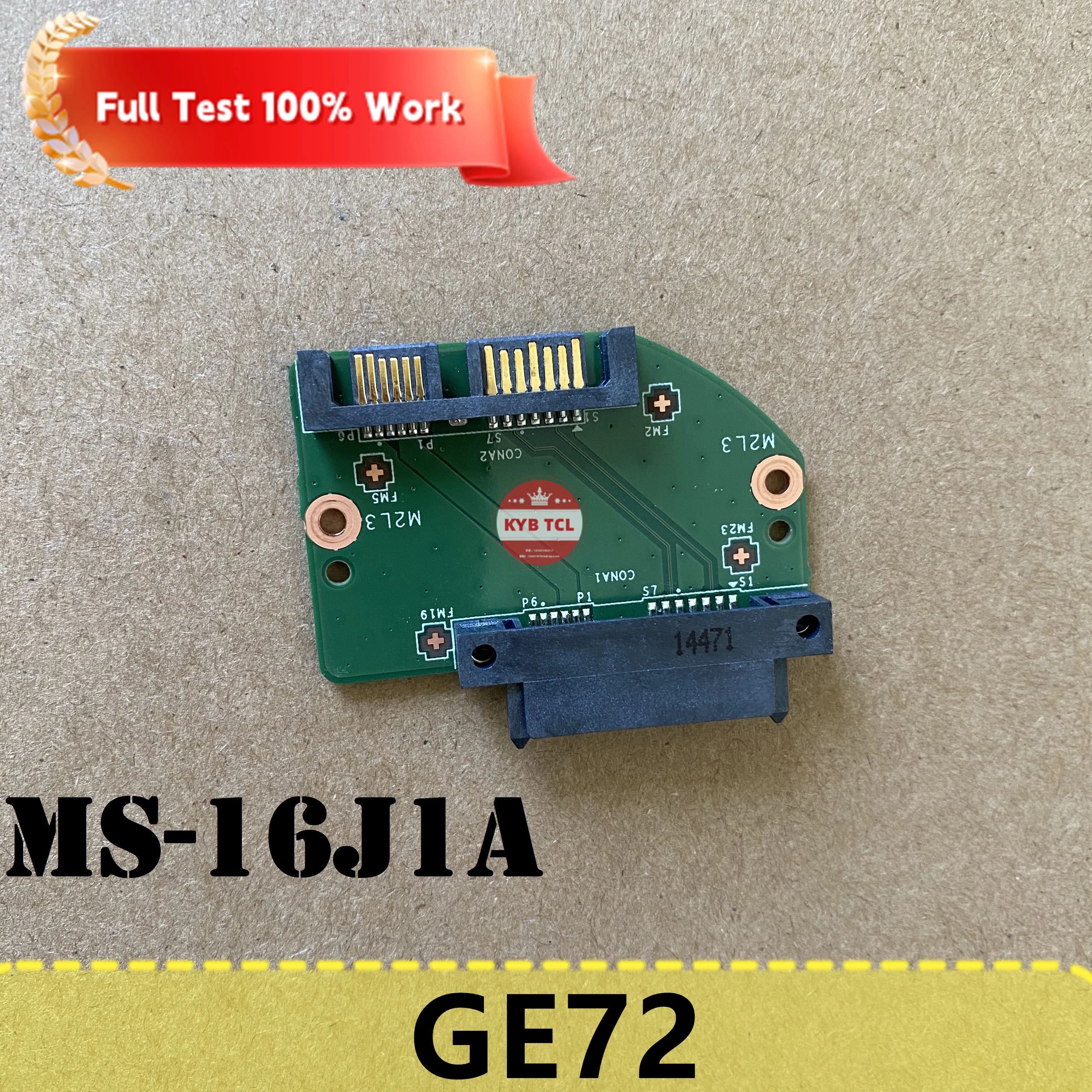 For MSI GE72 2QF MS-1791 Laptop ODD DVD SATA Drive Adapter Connector Board MS-16J1A Notebook