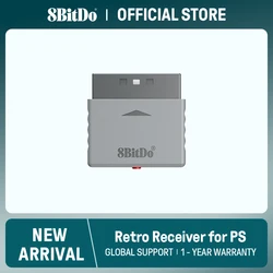 8BitDo Retro Receiver for PS1 PS2 and Windows, Compatible with Xbox Controller, Switch Pro and PS5/PS4 Controller