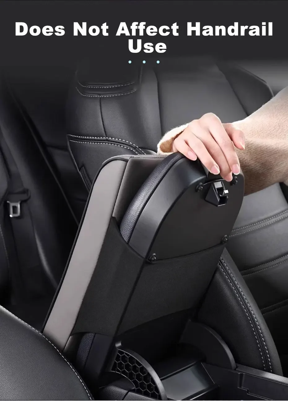 Auto Armlehne Pad Organizer Tasche Verdicken Memory Foam Anti Scratch Pads Center Konsole Auto Ellenbogen Rest Lagerung Tasche Waren – Detail 14