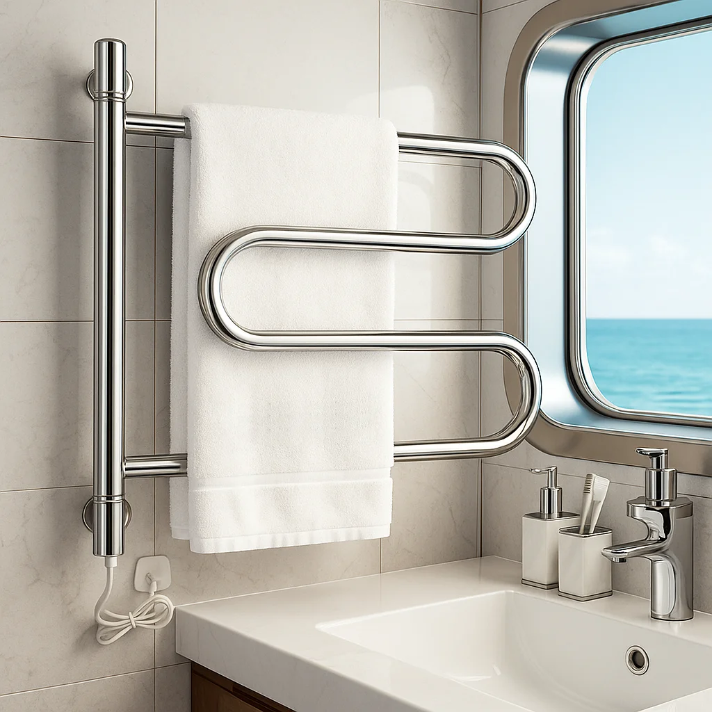 Electric Heated Towel Radiator Stainless Steel Wall-Mounted Towel Rail for Hotel Gym & Villa Bathrooms Eco-Friendlypromote sales
