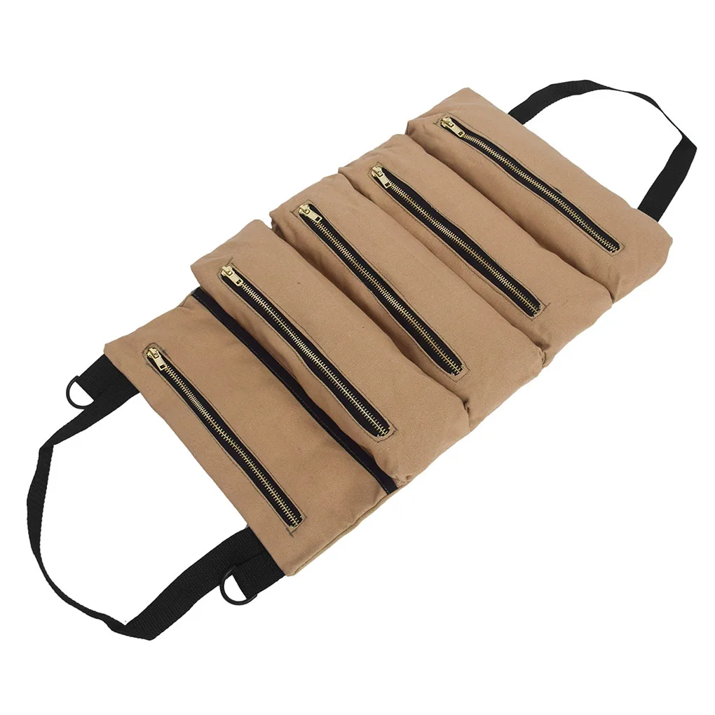 

Подвесная сумка-органайзер для автомобиля с несколькими карманами на молнии, для хранения на подголовнике, цвет хаки